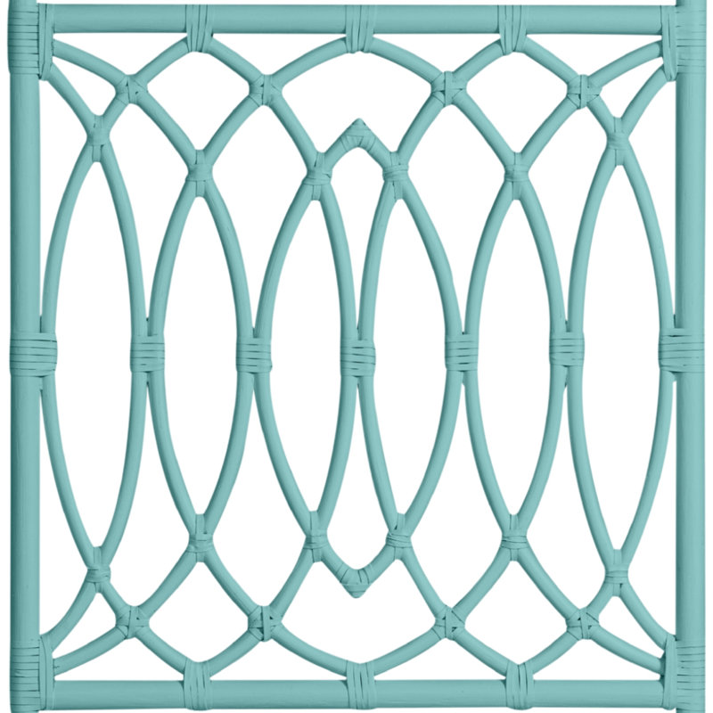 Beckham Open-Frame Headboard, Light Blue, Queen