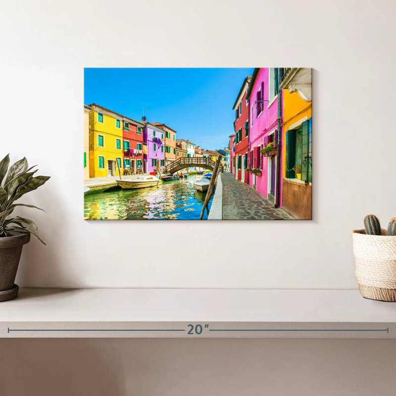 Maisons de rue Kavia Burano, H 8 po x l 12 po
