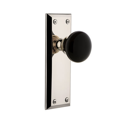 Grandeur Fifth Avenue Plate Privacy with Coventry Door Knob