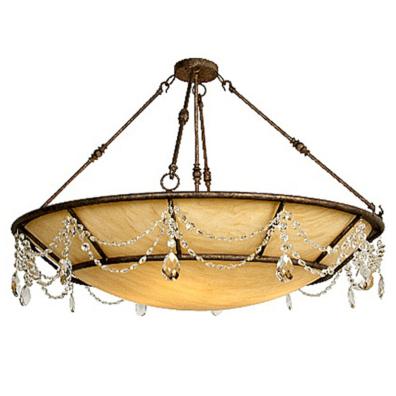 Luminaire suspendu unique à 8 lumières Emmalie