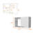 Oklahoma 2 Wall Cabinet, 2 Door Stackable Wall Mounted Storage Cabinet With 2 Side Shelf-545352588