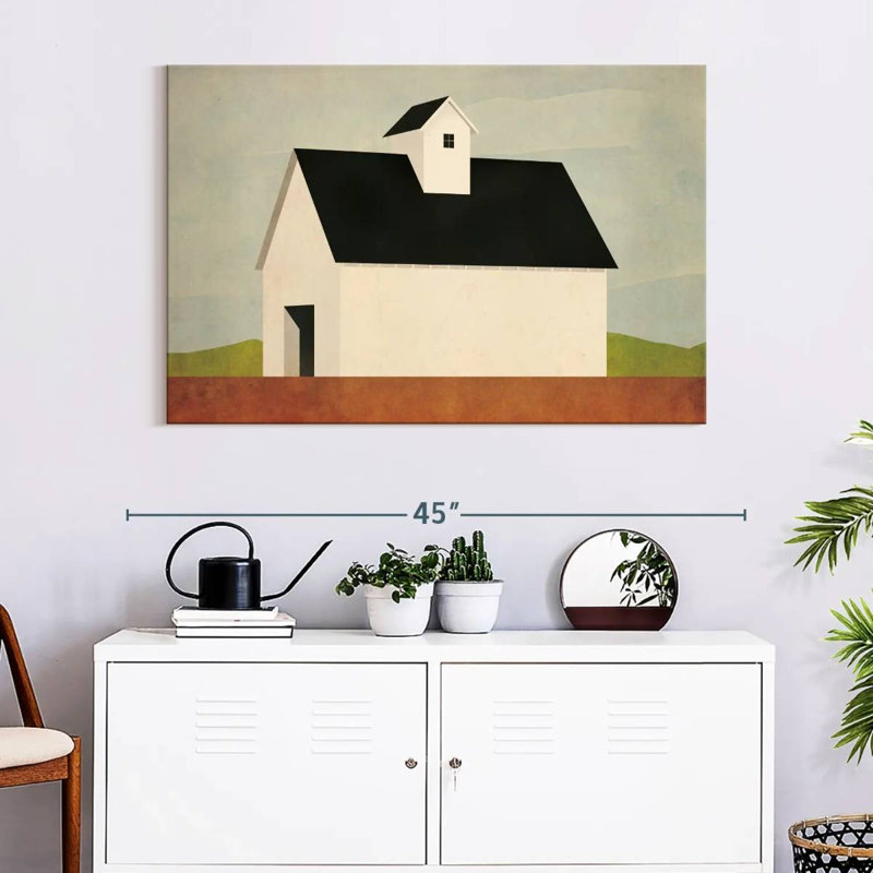Fall Barn, 26" H x 39" W