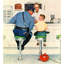 «The Runaway» par Norman Rockwell, toile tendue avec châssis-1195620055