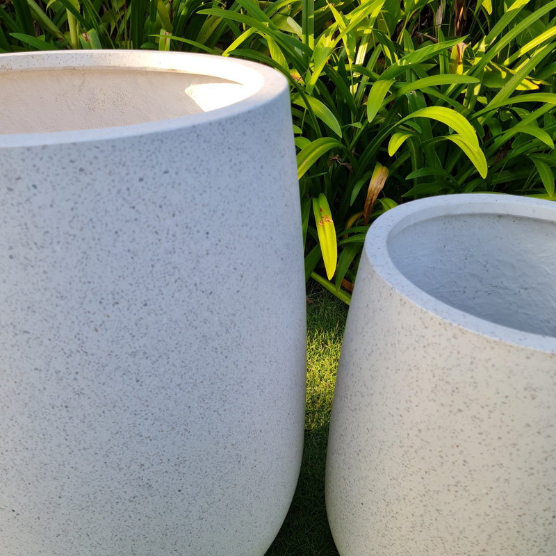 Pot à fleurs Culbane, H 19 po x l 13 po x P 13 po, Blanc