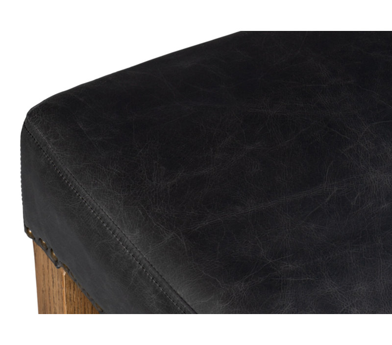 Leather Dining Chair, Black