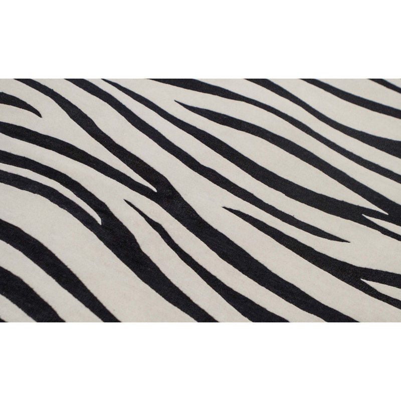 Wool Animal Print Area Rug