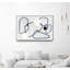 Midblue II, toile encadrée par Giant Art