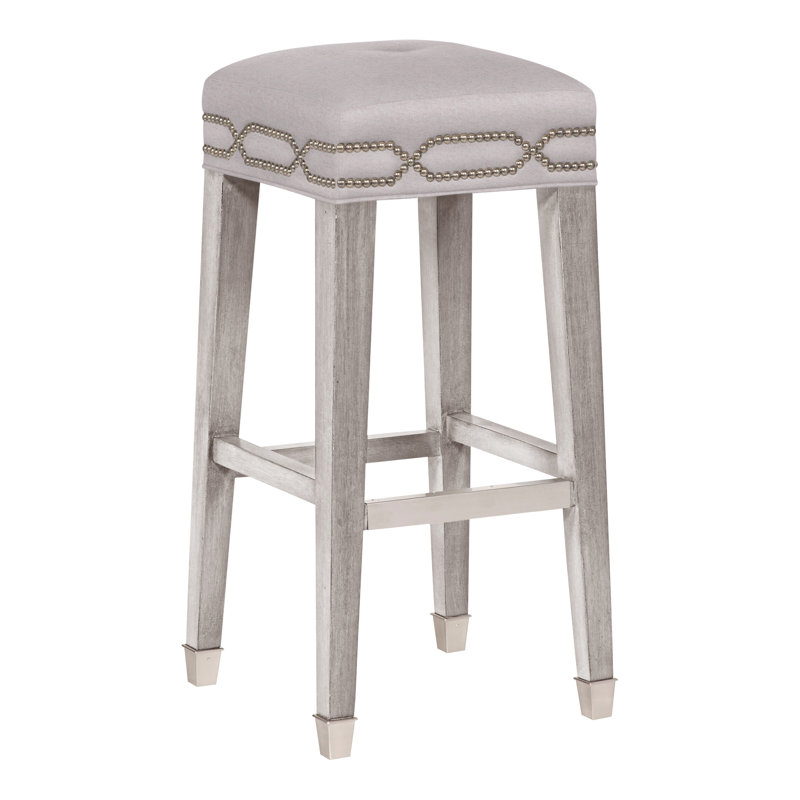 Tabouret de bar 16 po Simple Solutions, Lin Nadia, Bardeaux vieillis