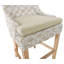 Tabouret d'appoint en bois massif Clydean