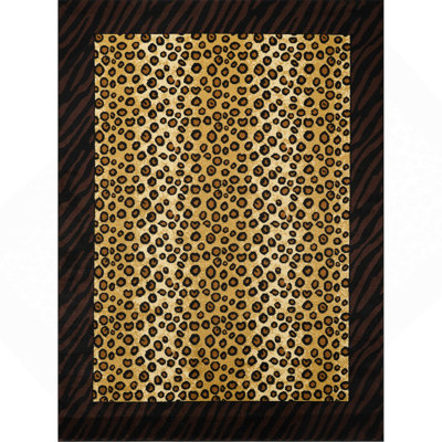 Multi 7 Ft. 10 In. X 10 Ft. 3 In. Animal Print Area Rug