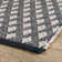 Dainty Diamond Navy/Ivory Handwoven Cotton Rug