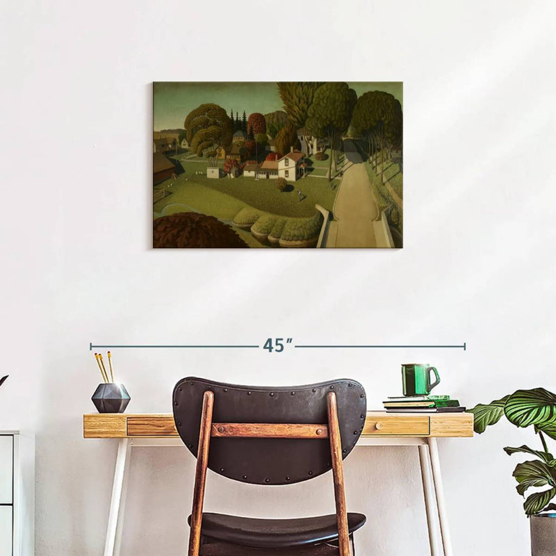 Alvord The Birthplace Of Herbert Hoover, 20" H x 30" W