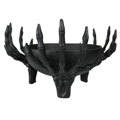 Skeleton Hand Bowl, Aluminum