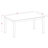 7 Piece Dining Set Consist of a Rectangle Dinner Table and 6 Linen Fabric Kitchen Dining Chairs, 36x60 Inch, Cappuccino-1369172257-1369172263