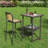 Solomie Rectangular Outdoor Bar Table , 21.7 " W 24.6 " D-1730220123