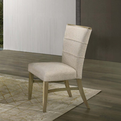 Chenille Upholstered Side Chairs - Set of 2