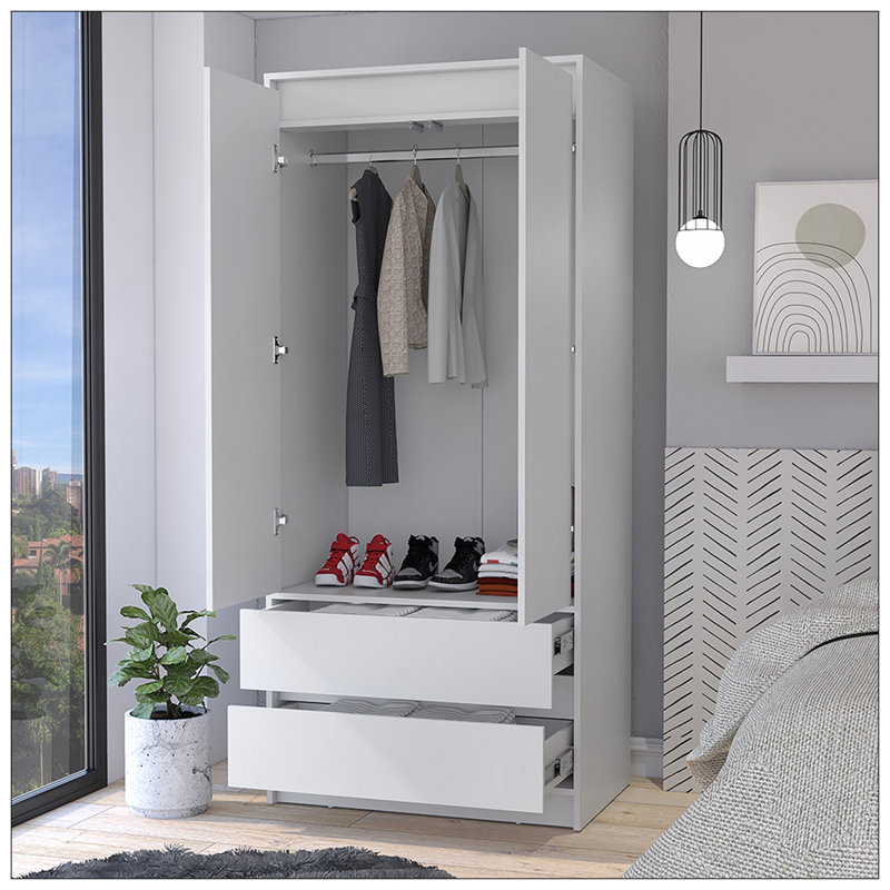 Armoire ferme, chambre à coucher, blanc, Blanc