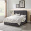 Grand lit gris foncé-46505206