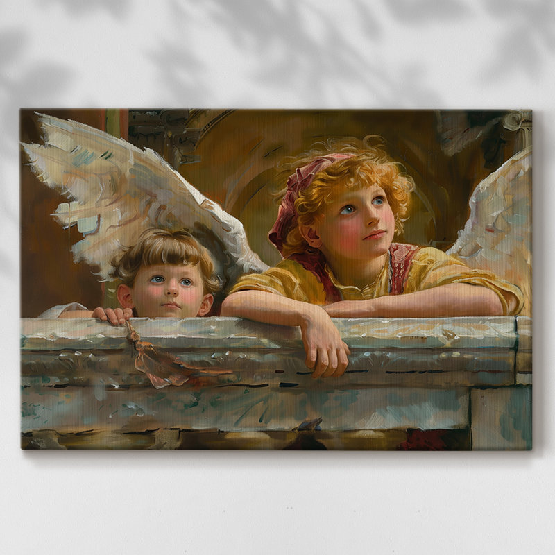 Angels From Above-CXII -Gallery Wraraped Cavas, 8 x 12