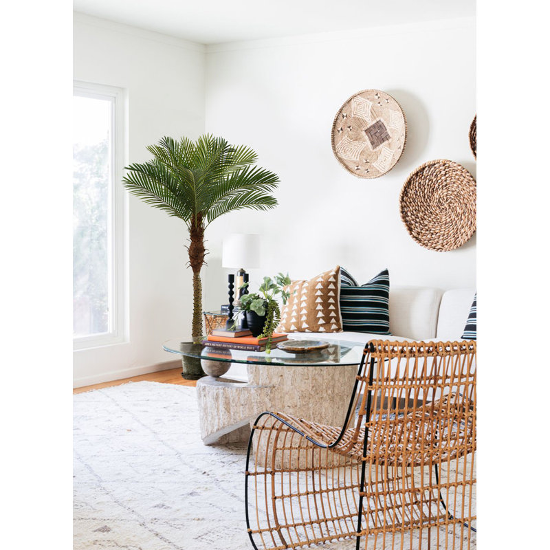 72'' Faux Palm Tree in Pot