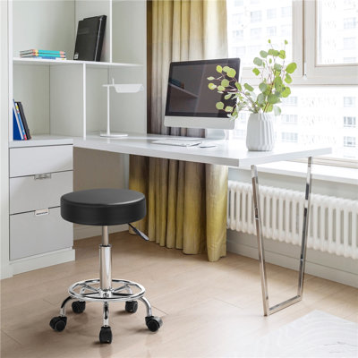 Valmar Adjustable Height Active Stool with Footrest