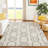 Machine Washable Indoor/Outdoor Chantille ACN2344 Geometric Rug-531576094