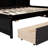 Bed With Side Bookcase and Drawers for Living Room Bedroom-280390286-280390285