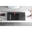 Lavabo de salle de bain, surface solide, installation murale ou de comptoir, 47 po avec trou de robinet simple-69275326