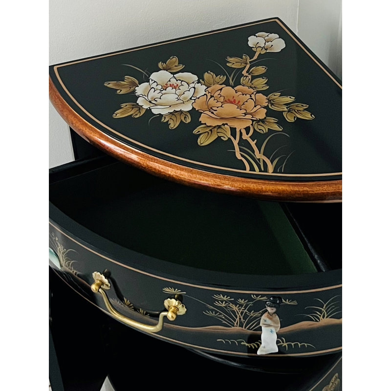 Mother of Pearl 1 Drawer Combi Chest Corner Cabinet