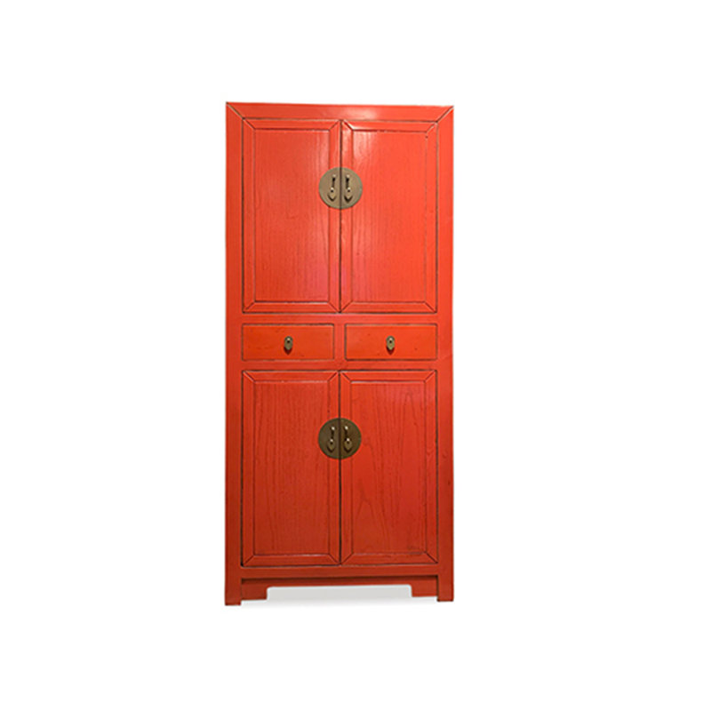 Grande armoire 4D - rouge, Red