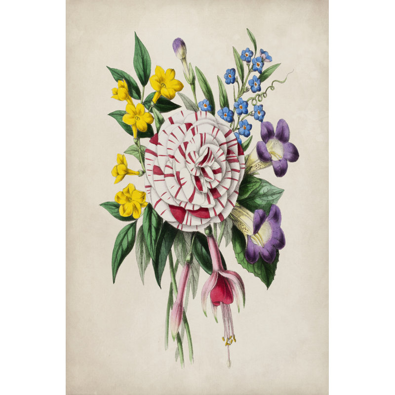 Spring Posy IV - Wrapped Canvas Print, 46cm H x 30cm W x 3.8cm D