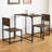 Amberjack 2 - Person Four Leg Dining Set