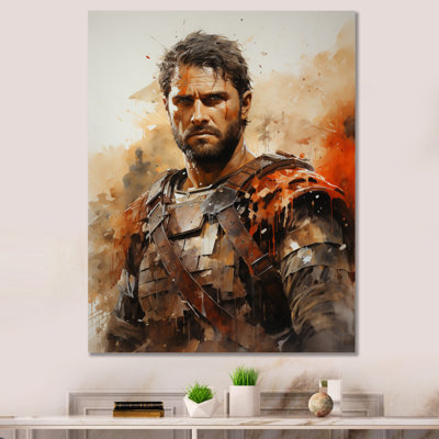 «Cianan Emperor Commodus Gladiator Portrait», reproduction sur toile