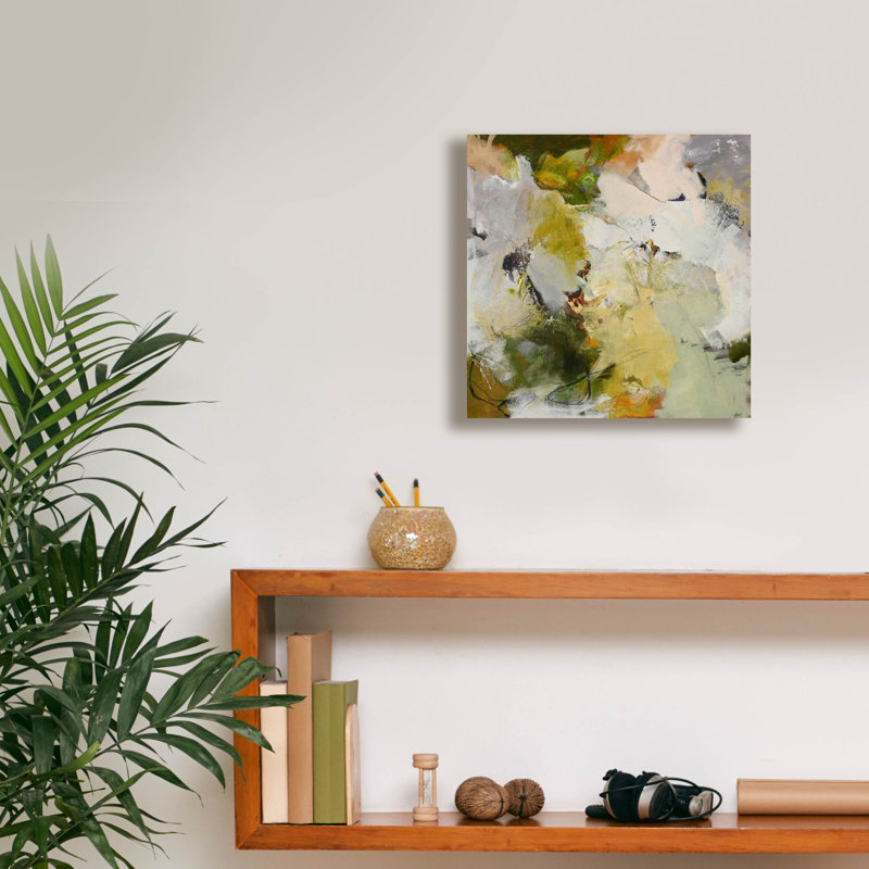  «Evergreen 2» par Design Fabrikken, art mural sur toile, H 12 po x l 12 po