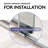 68" – 72" W x 78" H Frameless Soft Closing Double Sliding Low Iron Glass Shower Doors | 3/8" (10mm) Thickness Clear  Tempered Glass | Easy Clean Coating | Durable Stainless-Steel Hardware | Leak-Proof Precision-108471377