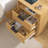 17.7'' W 2-Drawer Nightstand with Charging Station, Fluted Bedside Table with Open Cubby