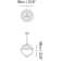 Meshmatics 1 - Light LED Chandelier