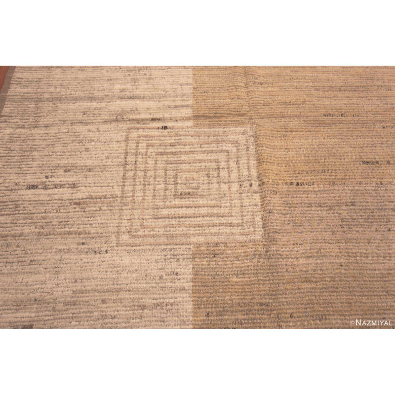 Tapis au design abstrait moderne et unique en couleurs douces
