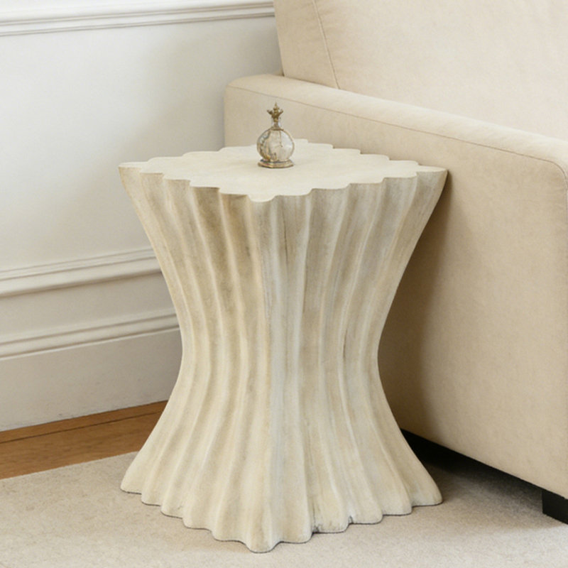 Table d'appoint d'extérieur, Marron antique