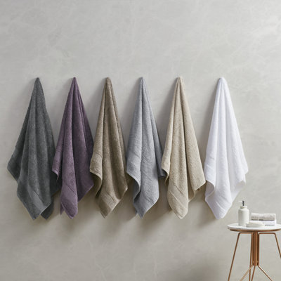 Ensemble de serviettes 6 pièces 100% coton de qualité égyptienne Luce