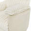 Fauteuil inclinable manuel en velours côtelé