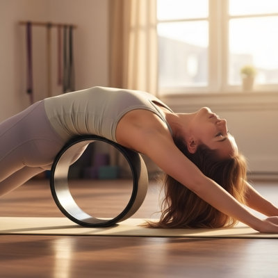 TPE Yoga Wheel with PP Inner Core
