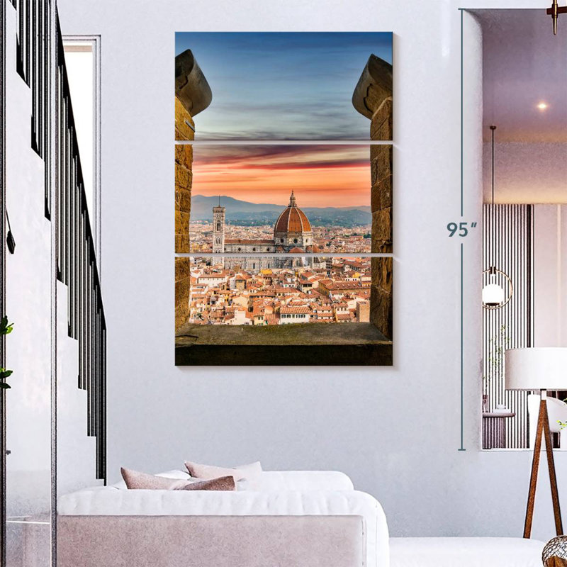 Masam Florence From The Top Italy, 57" H x 36" W