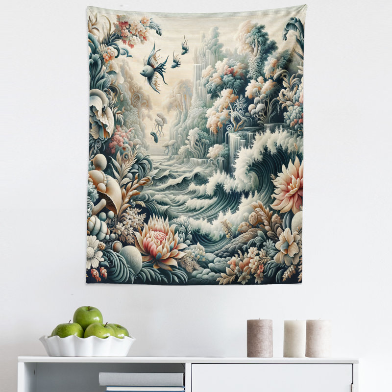 Tapisserie en microfibre, H 23 po x l 28 po