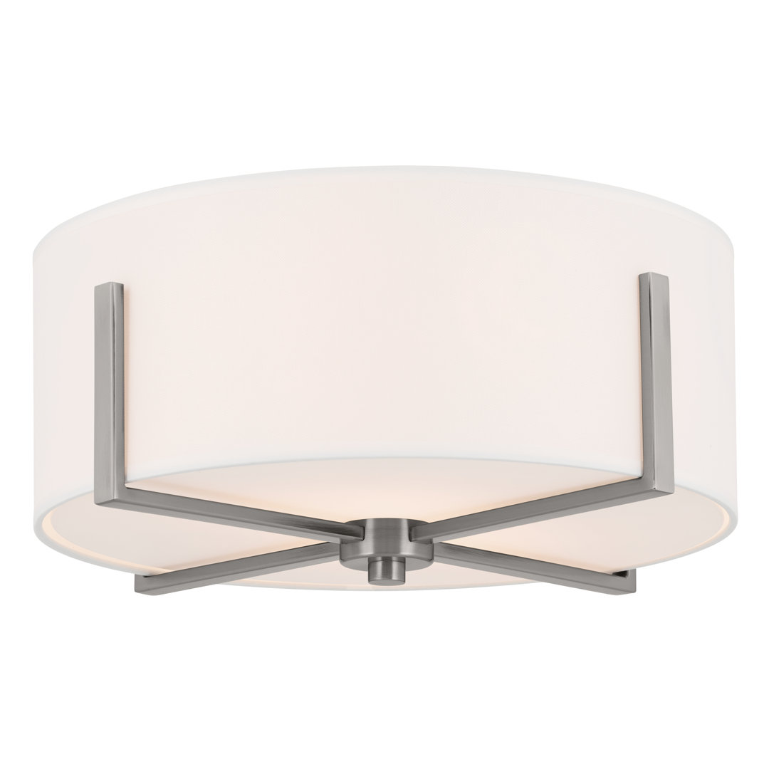 Debbie Fabric Flush Mount Brayden Studio® Fixture