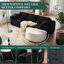3 Seater Fabric Corner Sectional-128842363-128842365