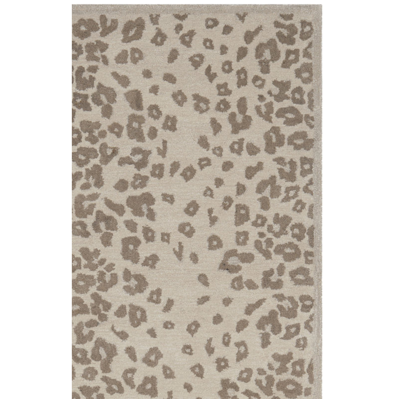Tapis gris en laine / viscose touffeté à la main Jamon Martha Stewart, Rectangle 9 pi x 12 pi