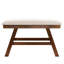 Ensemble de table de salle à manger 6 pièces à hauteur de comptoir avec tablette de rangement, ensemble de table de cuisine avec banc et 4 chaises, style rustique-2072432871