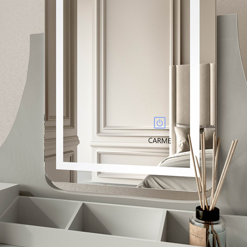 Rochdale Dressing Table with Mirror, Grey