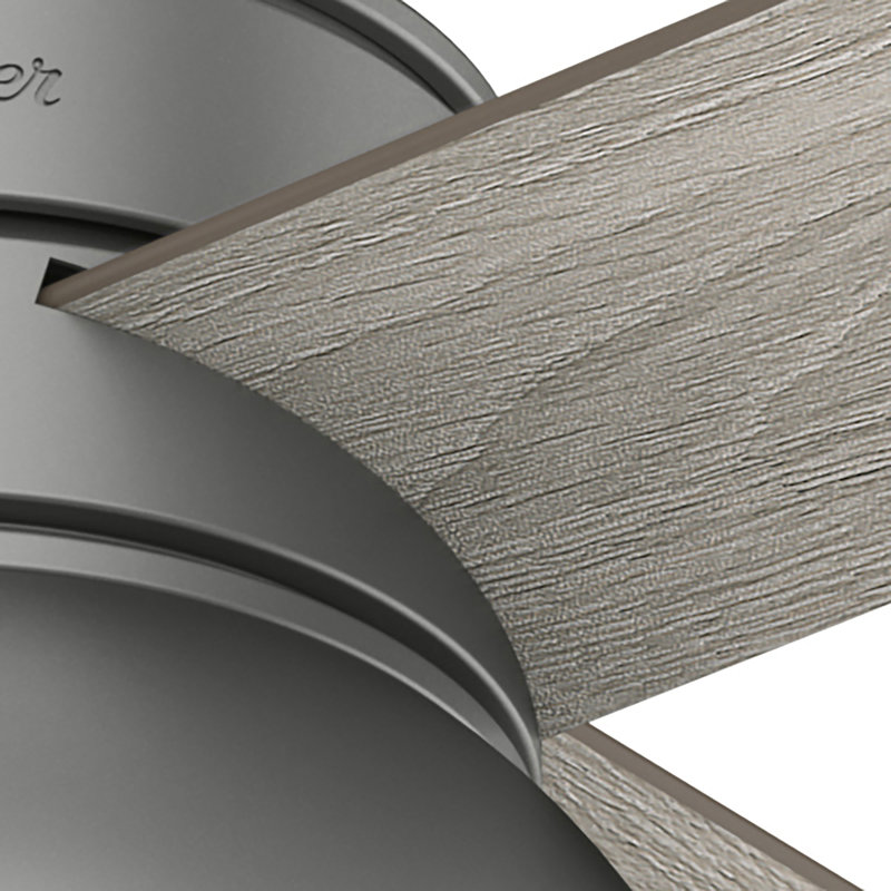 Loki Matte Silver 52" Ceiling Fan with LED Light Kit